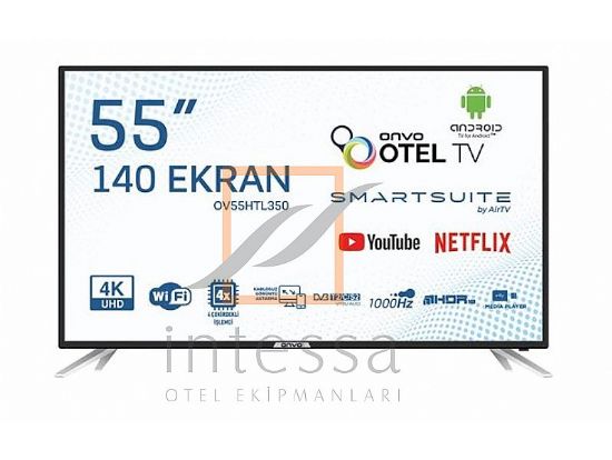 ONVO- 55 inch  Interaktif Otel TV – 140 cm
